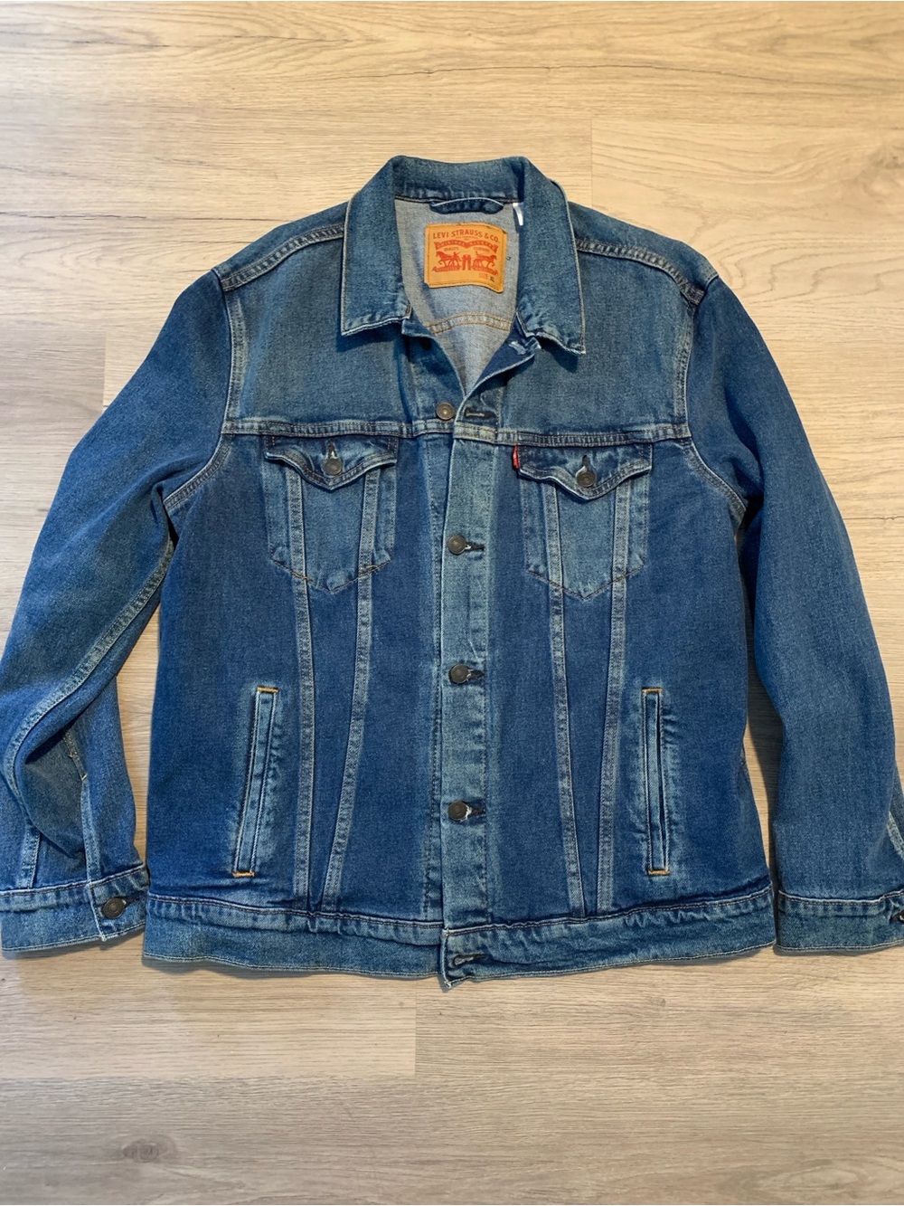 Levi's Classic Indigo Denim Jacket Mens XL